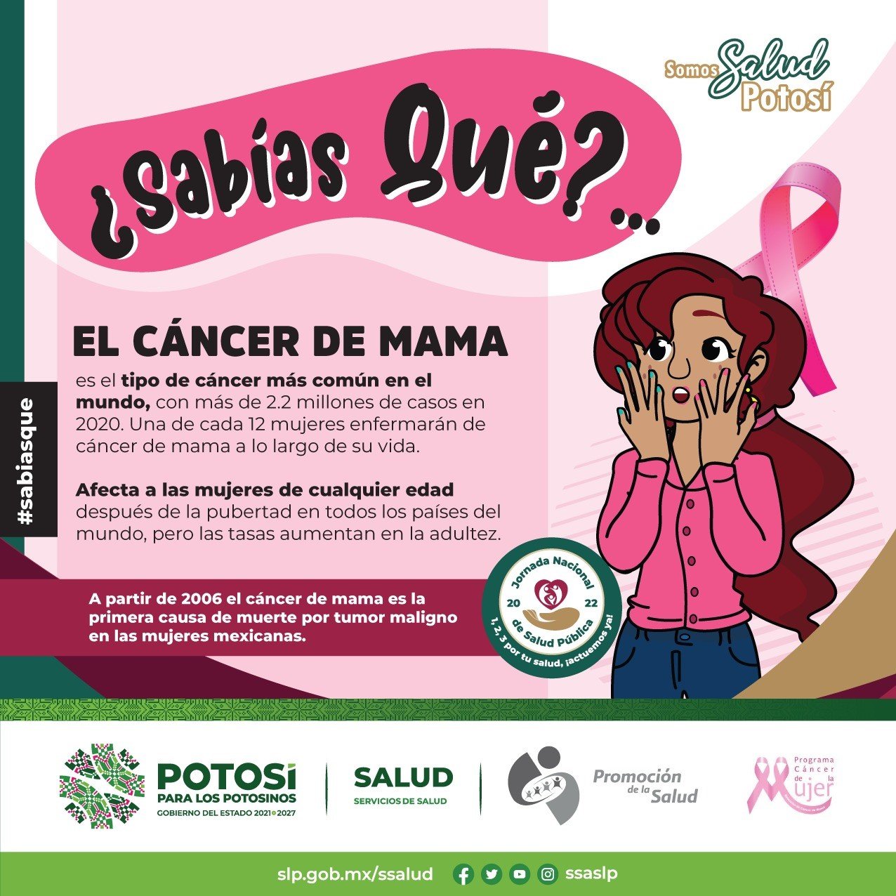 OCTUBRE MES DE SENSIBILIZACIÓN SOBRE EL CÁNCER DE MAMA