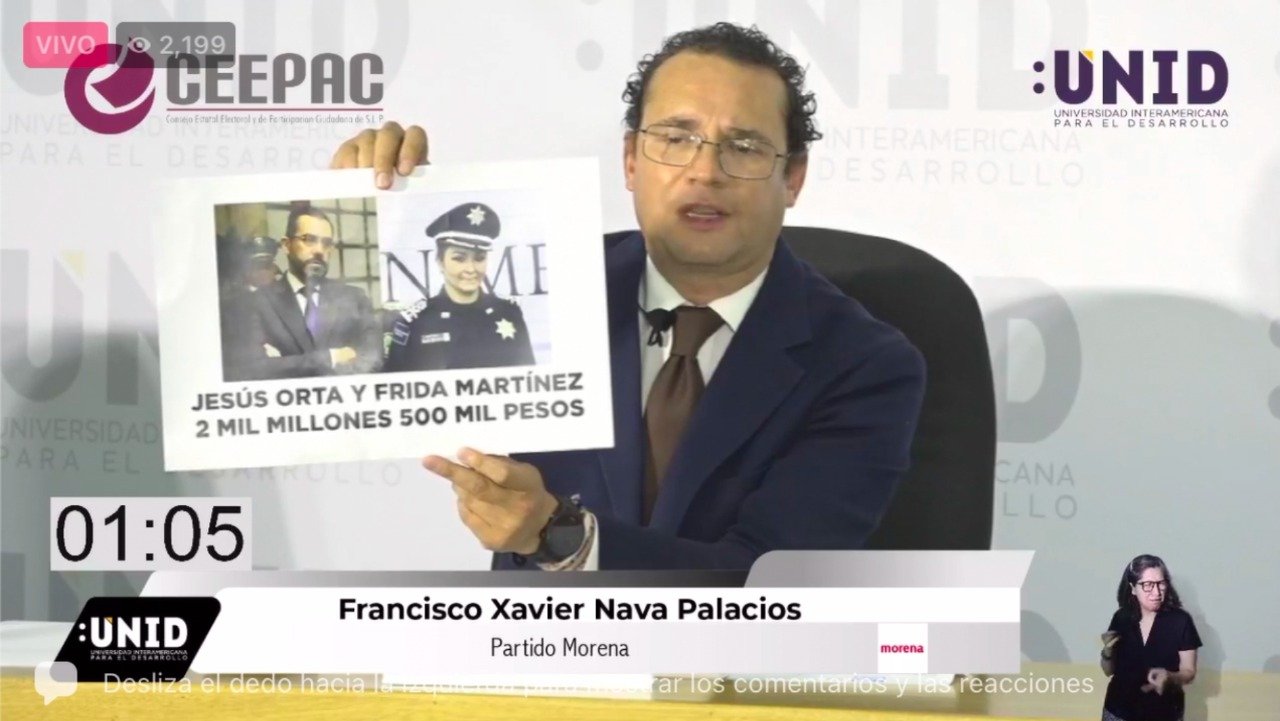 Exhibe a contrincantes