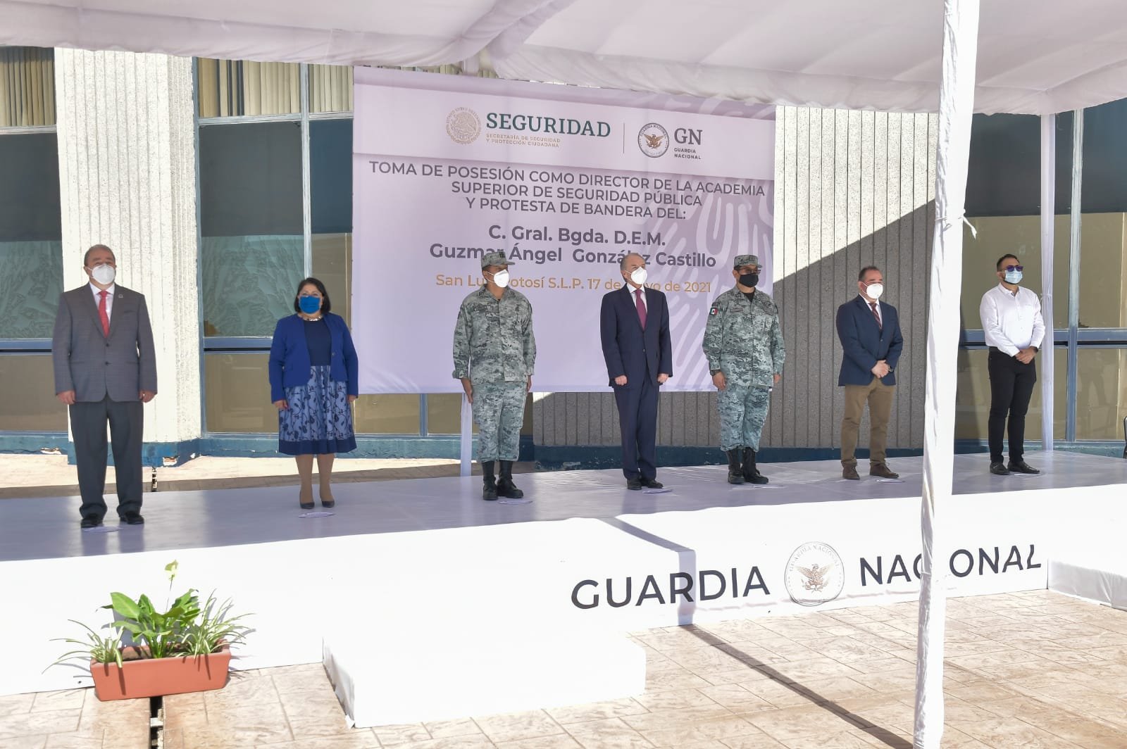 Toma protesta General D.E.M. Guzmar Ángel González Castillo