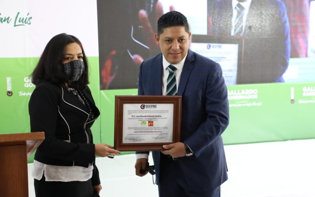 Entrega CEEPAC constancia de mayoría a gubernatura del estado