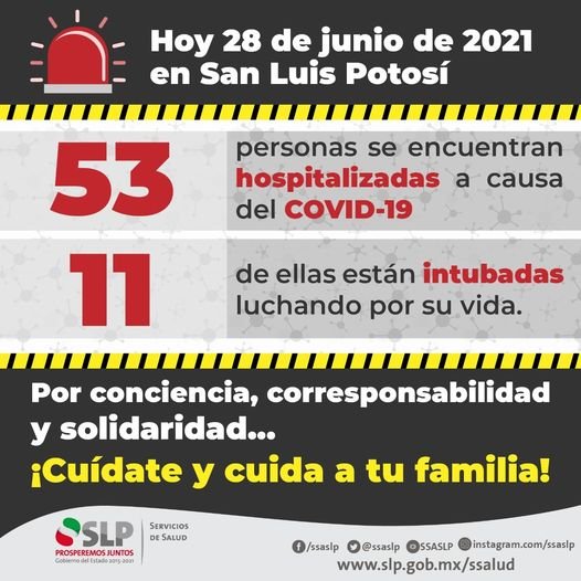 Incremento de casos en SLP fue de 28% en una semana, SS llama a fortalecer medidas sanitarias