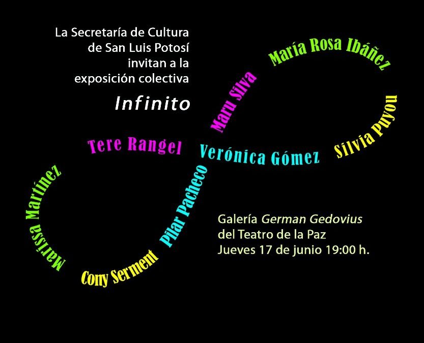 Presenta Secretaría de Cultura exposición colectiva “Infinito” en el Teatro de la Paz