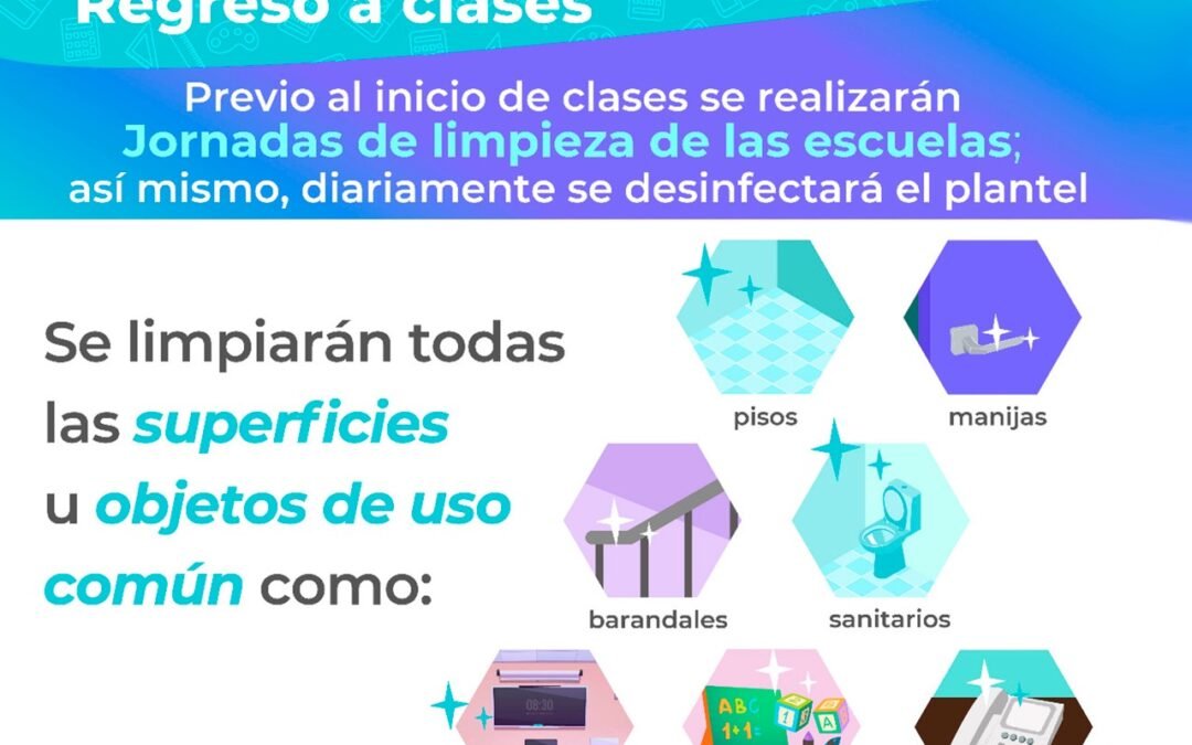 SSA emite recomendaciones para fortalecer regreso seguro a las escuelas