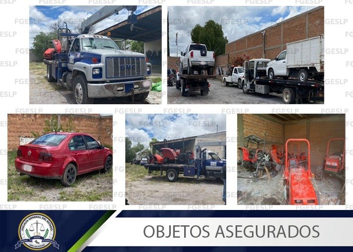 robo de maquinaria