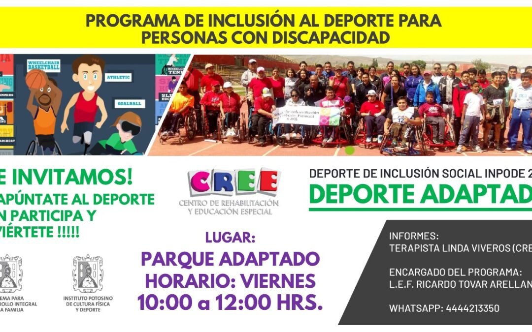 Deporte adaptado, ejemplo de integración social: DIF Estatal