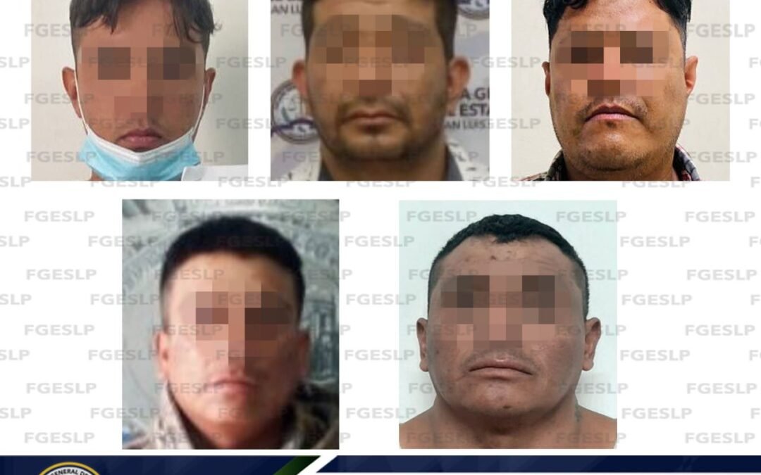 Detienen a un policía de investigación y 4 civiles por doble homicidio en la Lomita de SGS