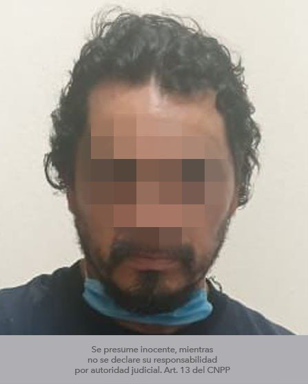 Hombre fue detenido por probables delitos contra servidores públicos