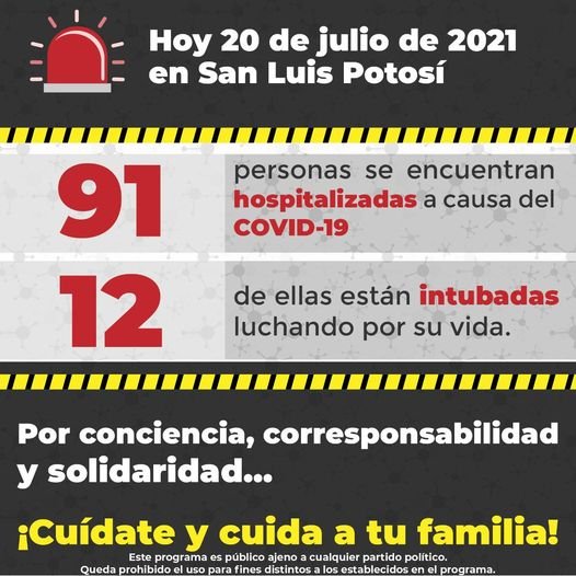 SS exhorta a fortalecer medidas sanitarias para evitar llegar a saturación de hospitales y semáforo naranja