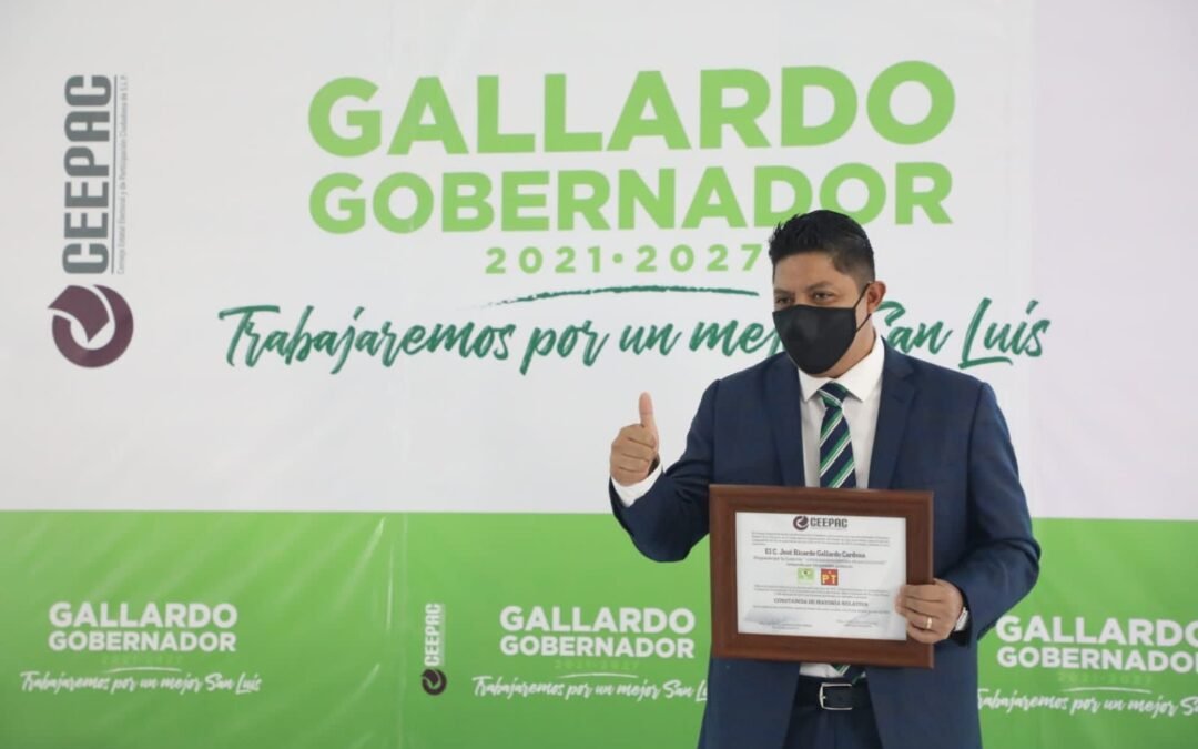 Tribunal Electoral de San Luis Potosí valida triunfo de Ricardo Gallardo Cardona