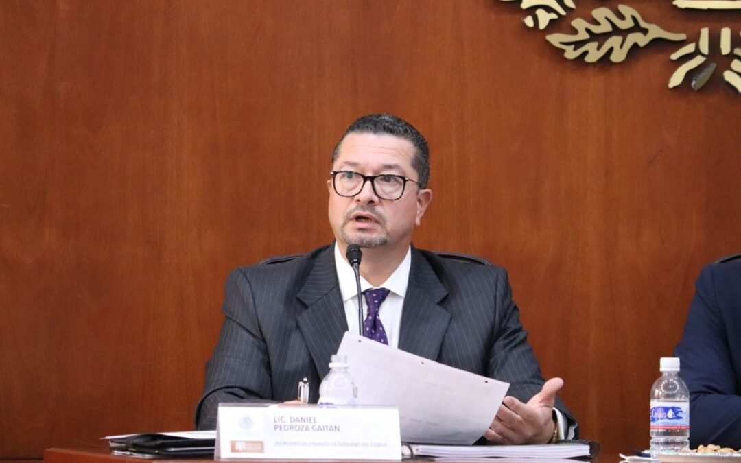 Con responsabilidad financiera se fortalecen las finanzas públicas del estado: Daniel Pedroza