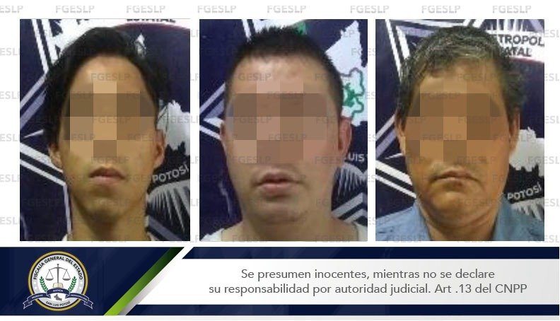 Dan prisión preventiva a 3 sujetos acusados de secuestro agravado