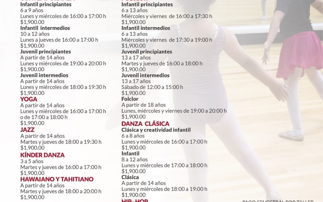 Inscripciones abiertas para los cursos semestrales de danza en el IPBA