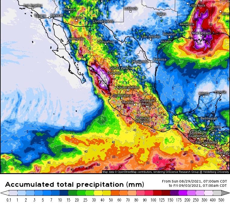 “Nora” genera chubascos en SLP, no se reportan afectaciones