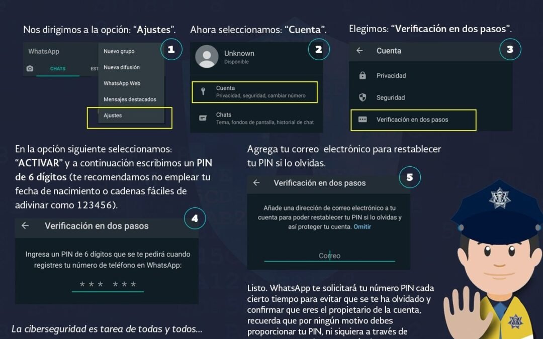 Reitera Policía Cibernética alerta por robo de cuentas de WhatsApp