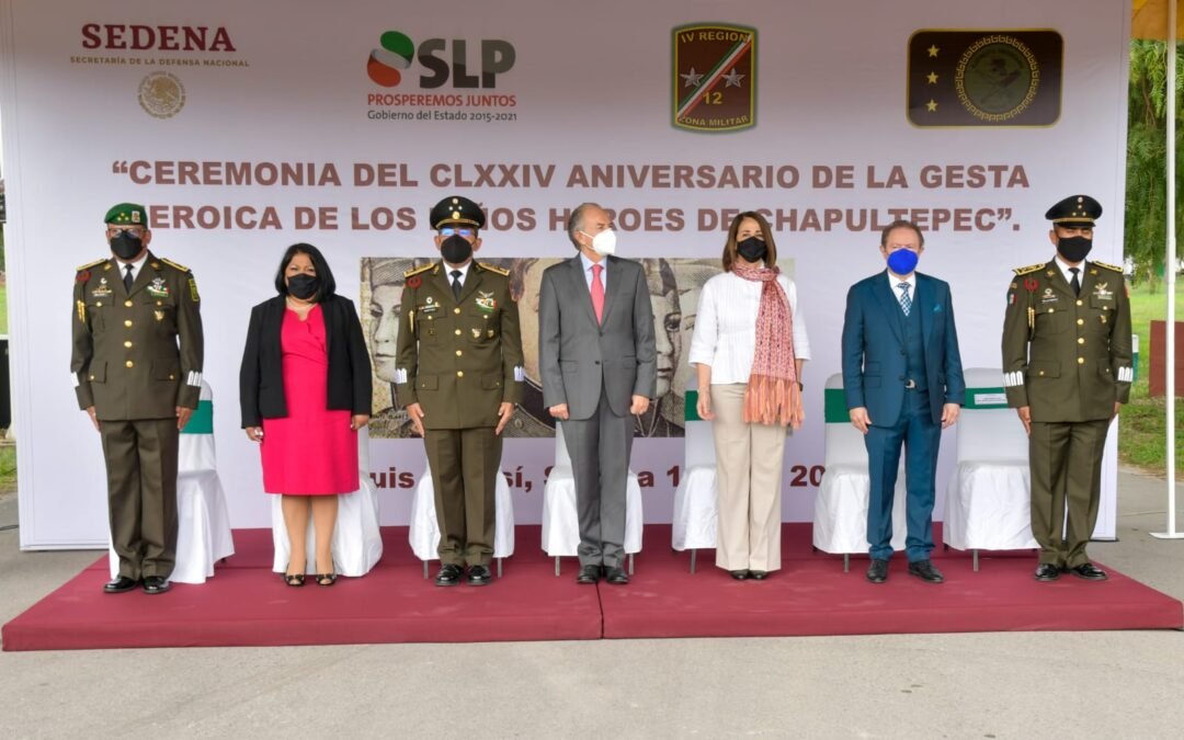 Asiste JM Carreras a la ceremonia del 174 aniversario de la gesta de los niños héroes