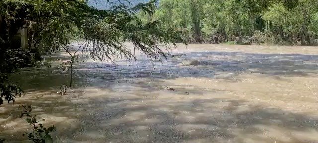 EN ALERTA ANTE DESFOGUE DE PRESA ZIMAPÁN LOS TRES ÓRDENES DE GOBIERNO: PC