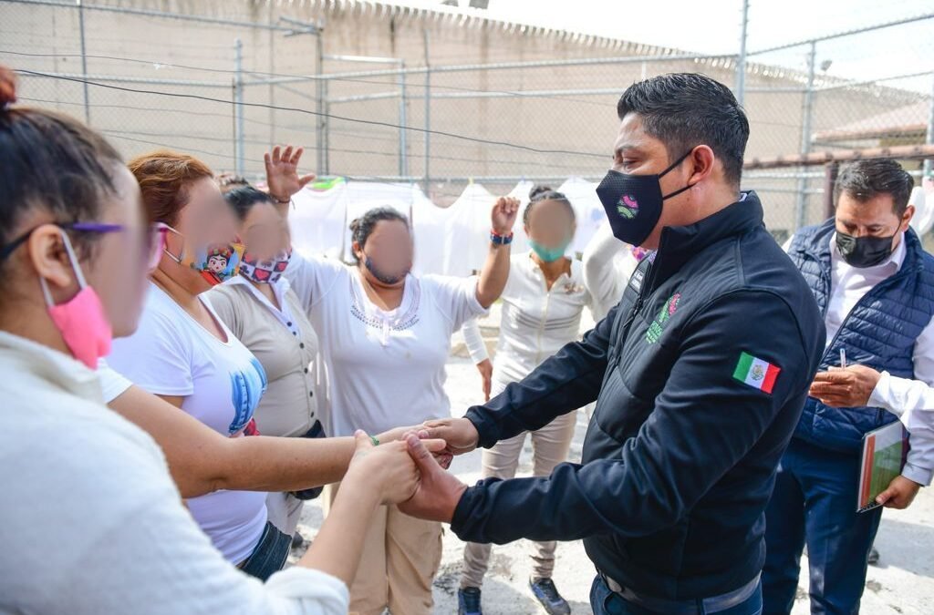 El Gobernador Ricardo Gallardo Cardona, anuncia mejoras en sección femenil del cereso de La Pila