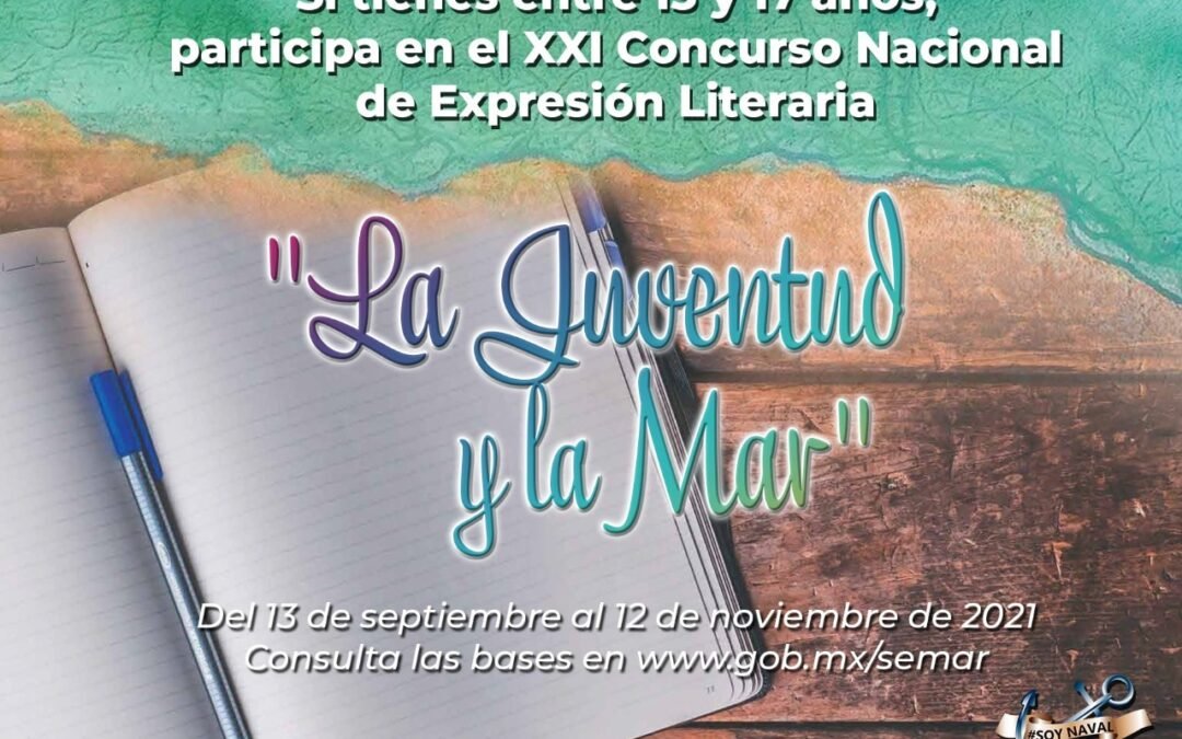 Invitan a participar en el xxi concurso nacional de expresión literaria «La juventud y la mar”