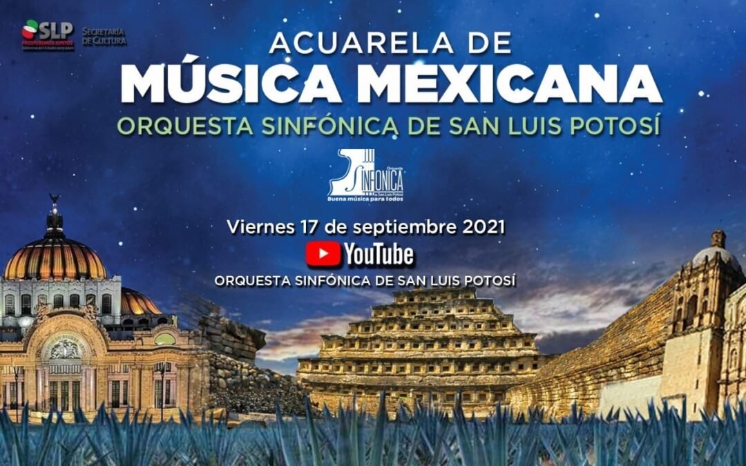 estará disponible en el canal YouTube de la OSSLP a partir de este viernes 17 de septiembre.