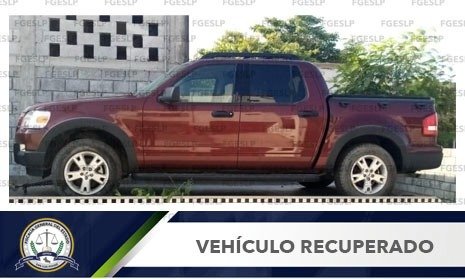 PDI recupera camioneta robada en Ciudad Valles