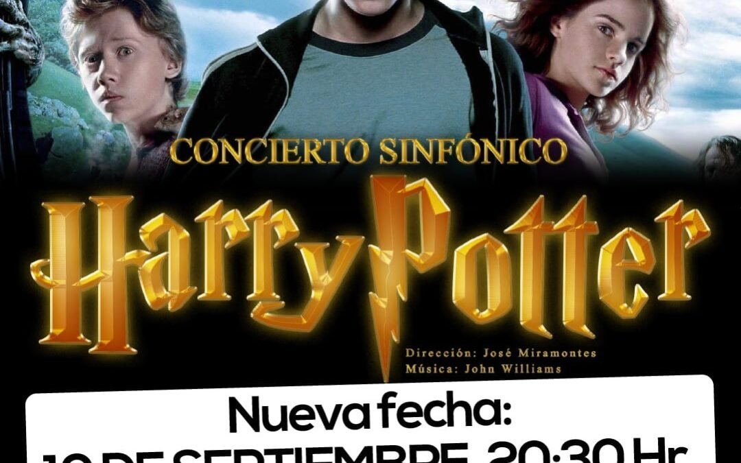 Presenta SECULT nueva fecha para concierto sinfónico de Harry Potter