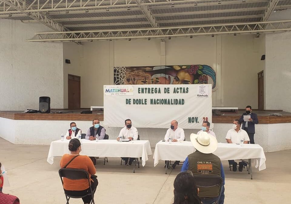 Programa doble nacionalidad benefició a 1 mil 100 personas