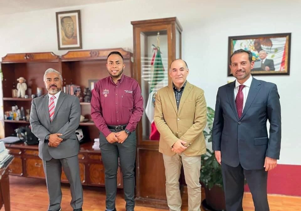Se reúne el alcalde electo Enrique Galindo con el delegado federal Gabino Morales