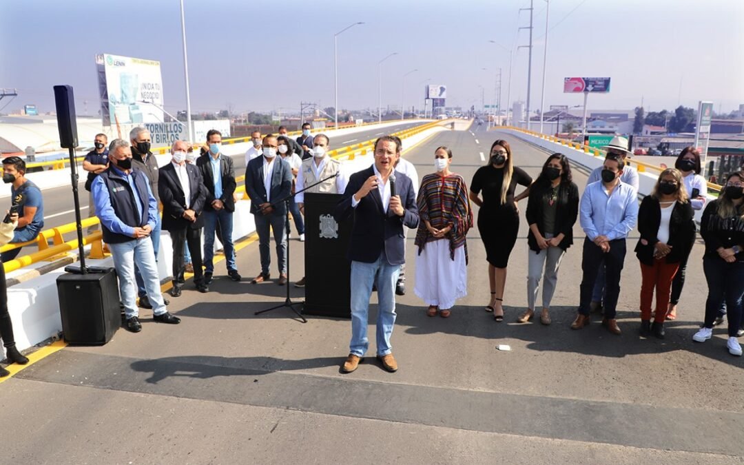 Xavier Nava inauguró el Puente Integral Superior Vehicular “Rocha Cordero”