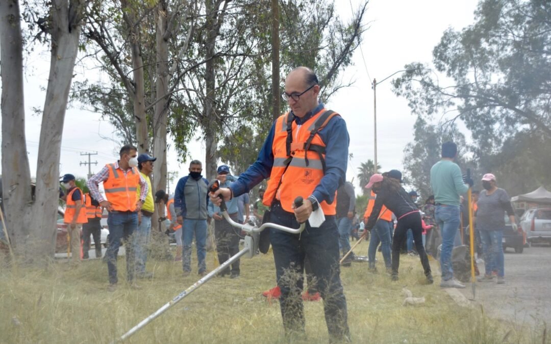 Acciones de “Domingo de Pilas con mi Gobierno” mejoran la zona norte de SLP