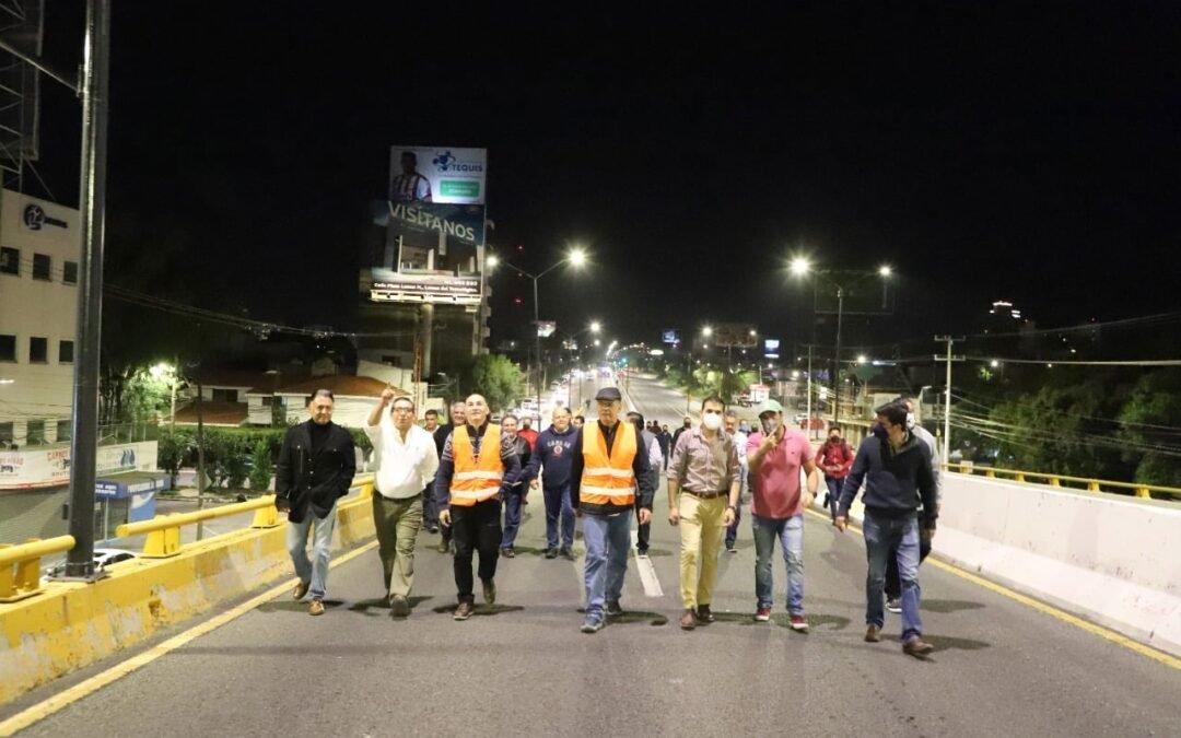 Arranca rehabilitación nocturna de Avenida Salvador Nava Martínez