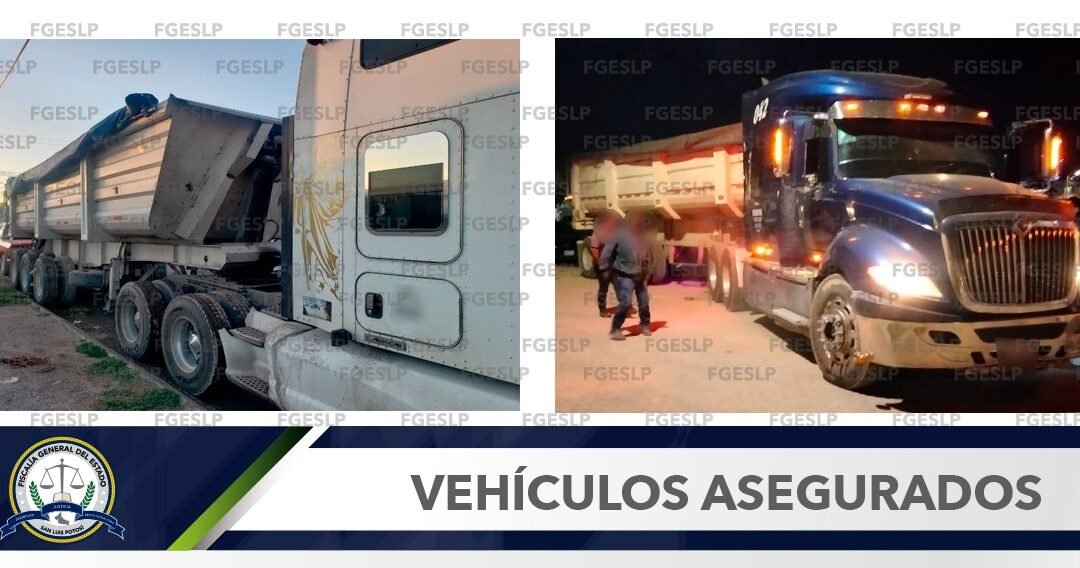 PDI asegura 2 tractocamiones con alteraciones