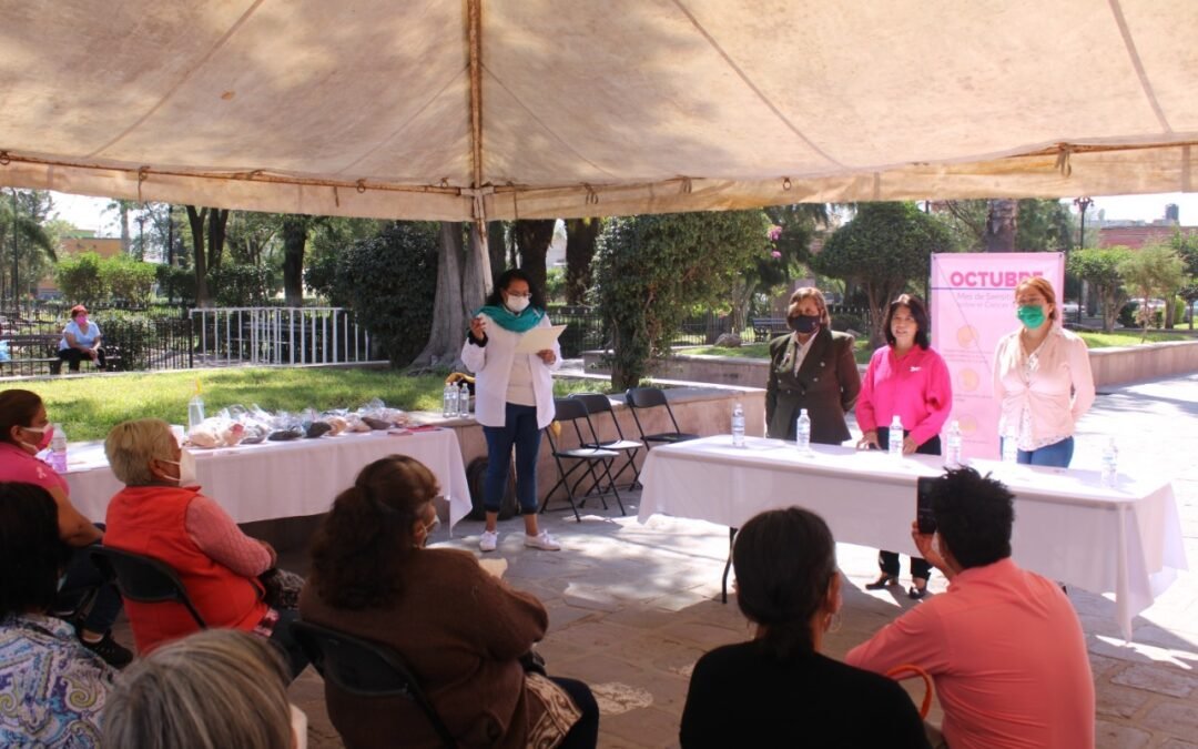 Se suma Villa de Pozos a jornadas de concientización sobre el cáncer de mama