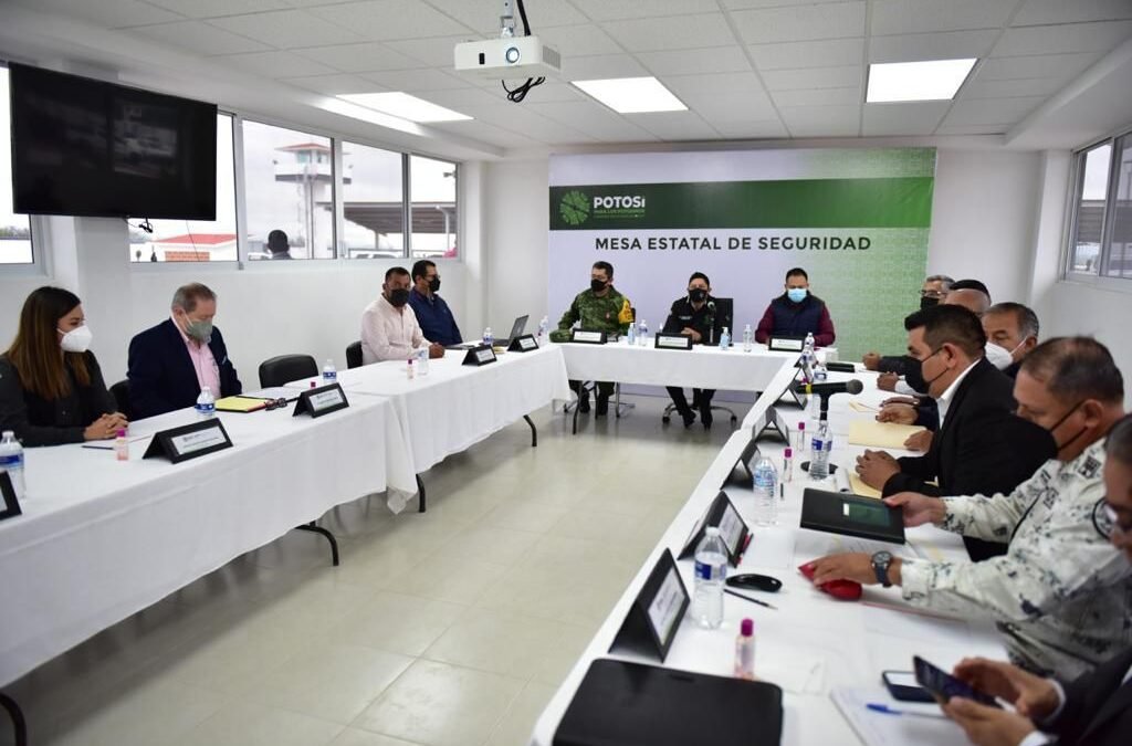 Encabeza el Gobernador, Mesa de Seguridad en Matehuala