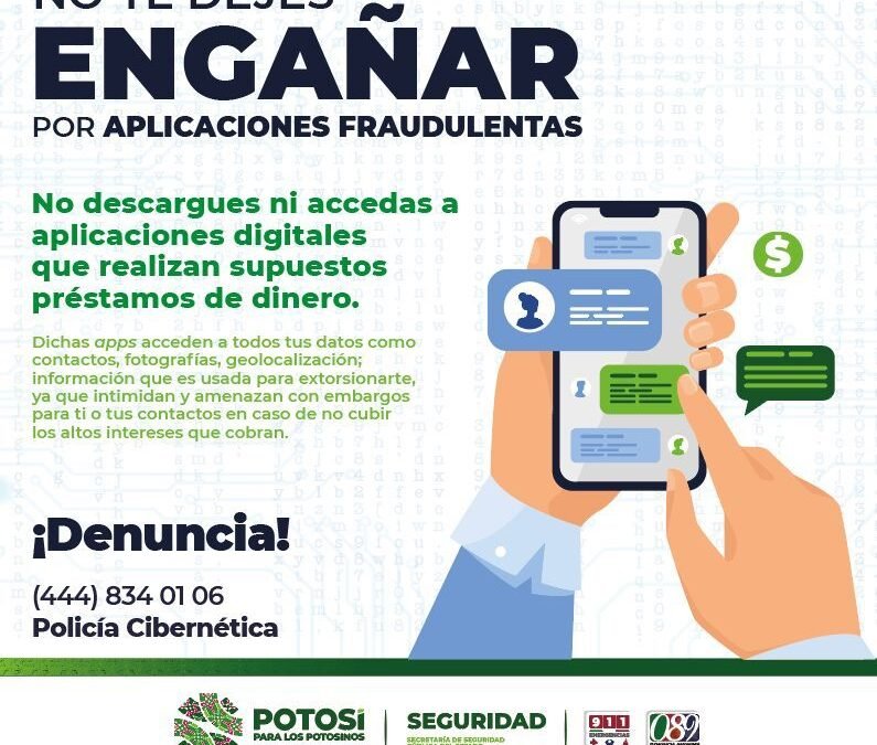 Policía Cibernética advierte de aplicaciones fraudulentas de préstamos de dinero