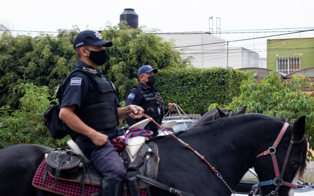 Agrupamiento Centauro representa a la DGSPM en el desfile de la CDMX