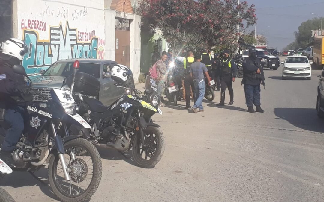 DGSPM activa operativo de revisión a motocicletas