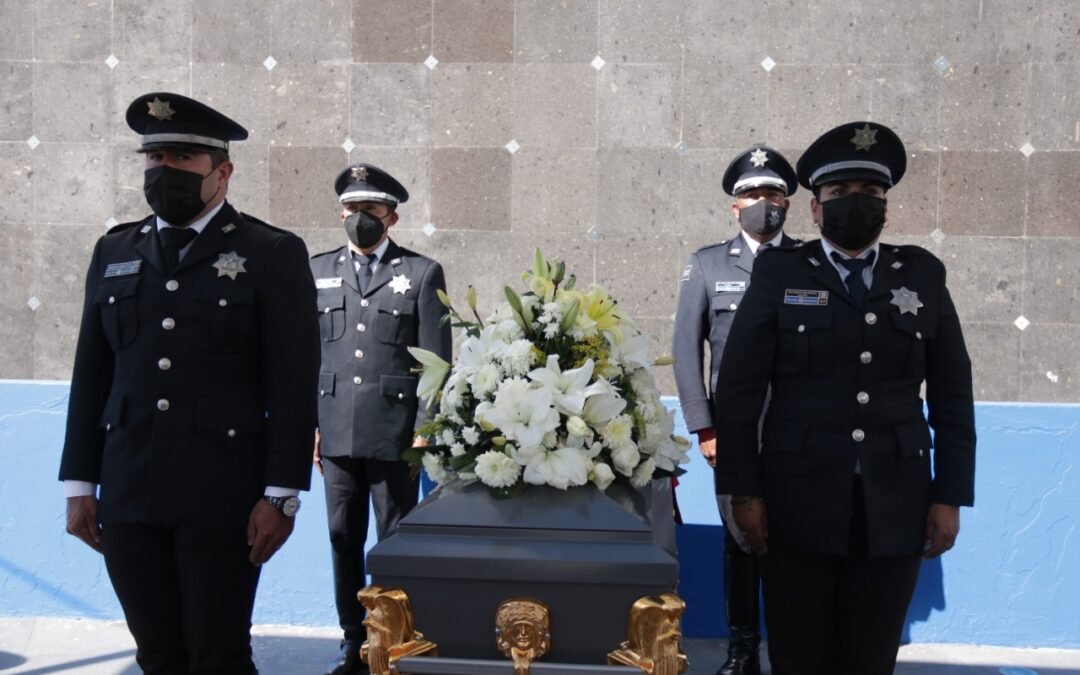 DGSPM rinde homenaje póstumo a oficial fallecido por enfermedad