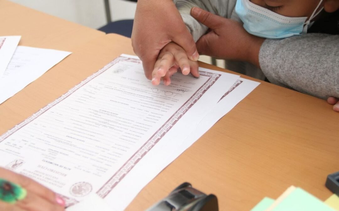 DIF Municipal realizó registro de un menor de 3 años que no contaba con acta de nacimiento