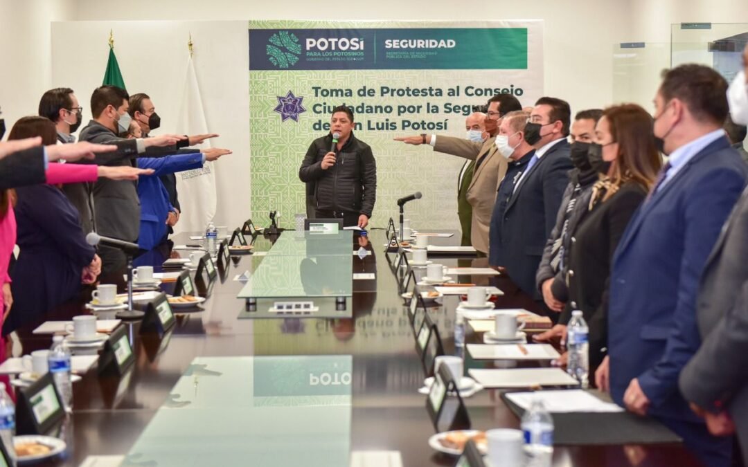 Gobernador Ricardo Gallardo y empresariado potosino instalan Consejo Ciudadano por la Seguridad de San Luis Potosí