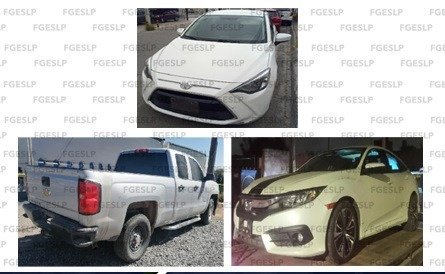 Policía de investigación recupera tres vehículos robados
