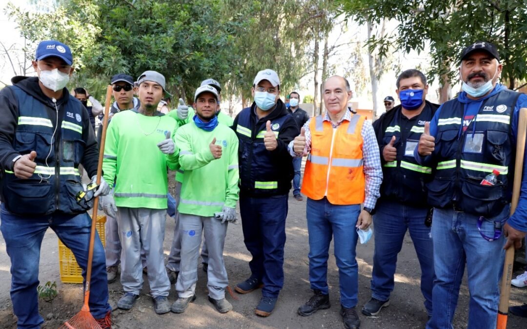 Intensa jornada de rescate de espacios públicos en la B. Anaya