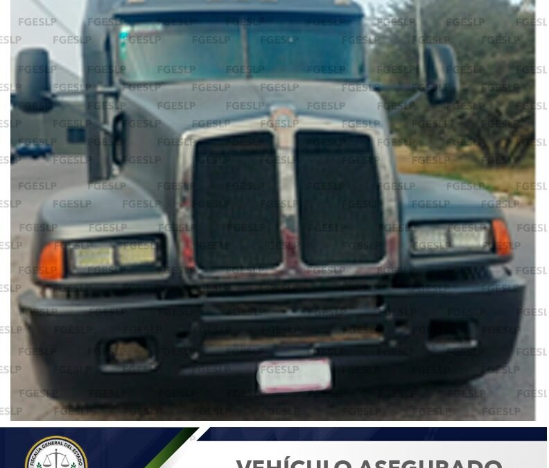 PDI asegura tractocamión con reporte de robo