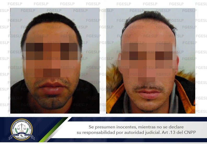 Detienen a dos hombres por presunto robo de camioneta