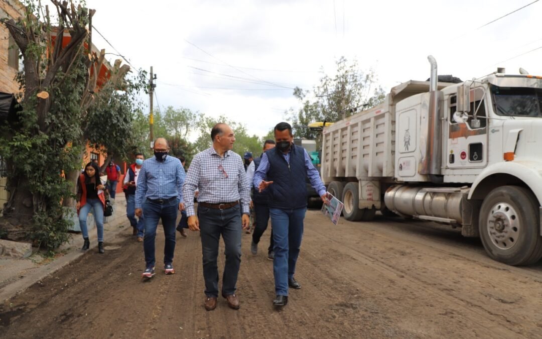 Dos calles más inician su rehabilitación integral como parte del programa Vialidades PotoSÍnas