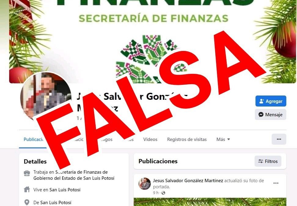 Alertan sobre perfil falso de Facebook del titular de Finanzas