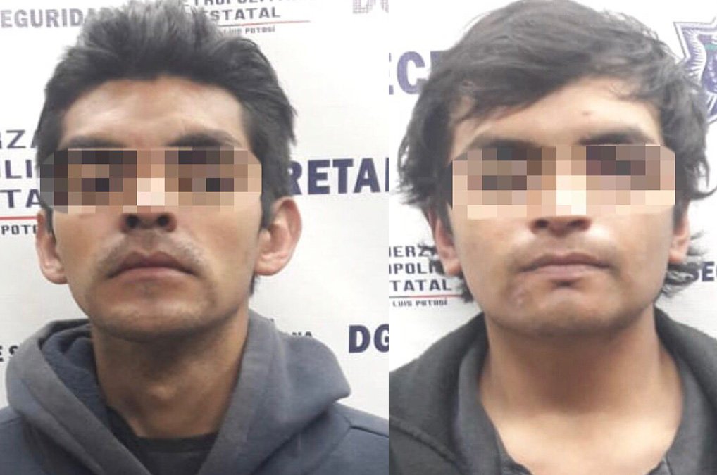 Policía Estatal detiene a dos objetivos criminales especialistas en el robo y desvalijamiento de vehículos