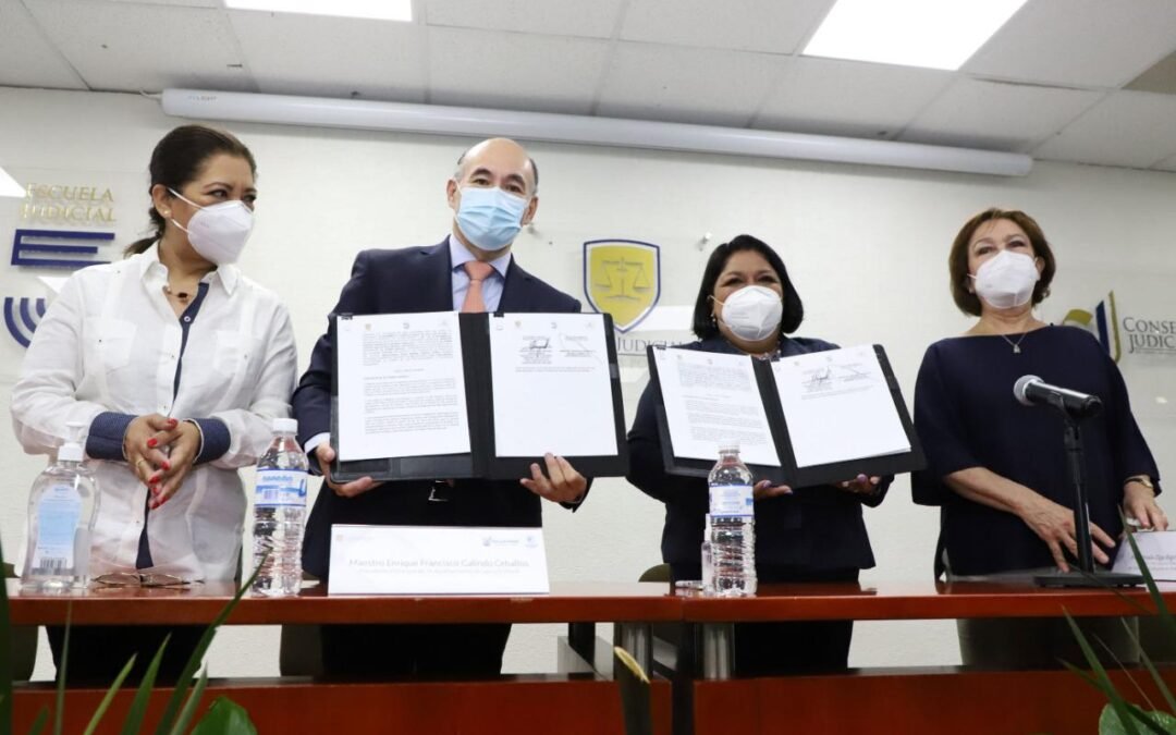 Ayuntamiento y Poder Judicial del Estado firman convenio de colaboración académica