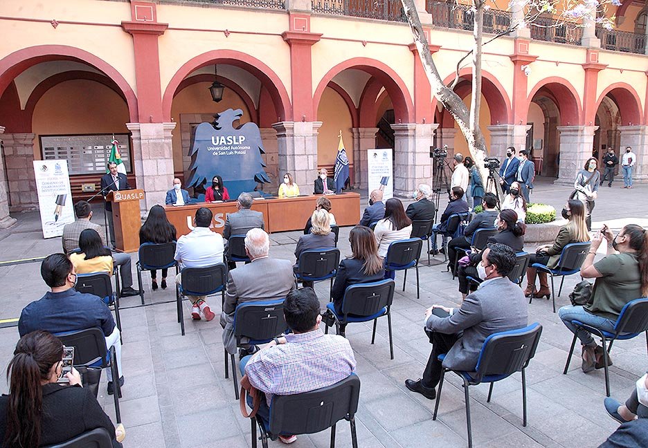 Congreso del Estado y UASLP firman convenio de colaboración institucional