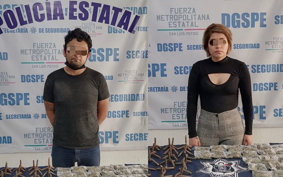 Tras persecución, Policía Estatal de SLP detiene a presuntos integrantes de una célula delictiva
