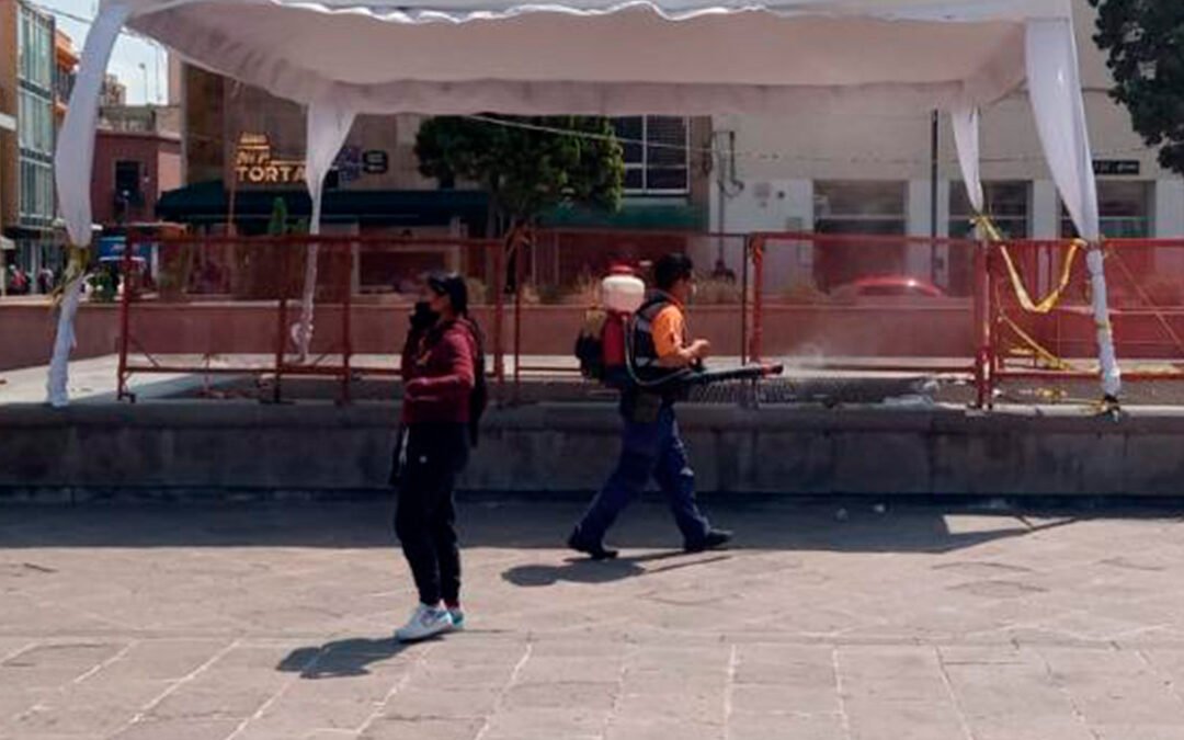Protección Civil Municipal mantiene las acciones de sanitización contra covid-19